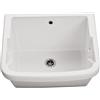 Ceramica galassia Lavatoio Iside cm. 75x60xh40 in ceramica bianco di Ceramica Galassia