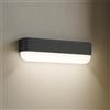 MAKA change your life quality MAKA Applique da Esterno Interno Led da Parete 12W Lampade da Muro Plafoniera Moderna Luci Down 1200 Lumen Ip65 Impermeabile Fascio Luce 180° Illuminazione 20 mila ore (Nero Luce Naturale 4000K)