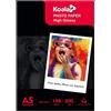 KOALA Carta fotografica lucida per getto d'inchiostro A5, 210x148 mm, 200g/m² 100 fogli, Compatibile con la stampante a getto d'inchiostro Canon HP Epson