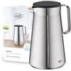 alfi DRIVE 1,0l, velvet black mat, caraffa thermos isolante con doppia parete in acciaio opaco, tiene caldo per 12 ore, freddo per 24 ore, chiusura a vite, ampia apertura, per lavastoviglie,senza BPA