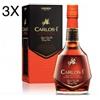 (3 BOTTIGLIE) Carlos I - Brandy de Jerez Solera Gran Riserva - Astucciato - 70cl