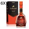 (6 BOTTIGLIE) Carlos I - Brandy de Jerez Solera Gran Riserva - Astucciato - 70cl