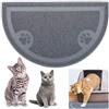 Relaxdays Tappetino Sottociotola, per Cani e Gatti, Antiscivolo e Impermeabile, sotto Lettiera in PVC, 40x59 cm, Grigio