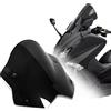 PSLER Parabrezza Dello Anteriore Schermo Cupolino, PSLER Scheda Deflettori del Vento per Moto per Yamaha T-MAX 530 2012-2016(Nero)