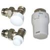 IVR 569 Valvola Termostatizzabile+Detentore+Testa 3/8"att 1/2" Con comando Manuale .