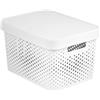 CURVER INFINITY Contenitore traforato da 17 l con coperchio bianco