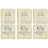 Portmeirion Pimpernel - Sottobicchieri Collezione Vin de France - Set di 6 (Multicolore, Taglia Unica)
