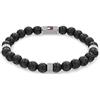 Tommy Hilfiger Jewelry Braccialetto di Perline da Uomo Con Pietre Laviche - 2790435