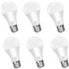 Caldarax Lampadina LED E27 12W, Equivalenti a 100W Incandescenza, Bianca Fredda 6500K, 1200LM, AC 175V-265V, 270 Gradi, Non Dimmerabile, Risparmio Energetico Lampadine LED A60, Edison E27 Attacco, 6 Pezzi