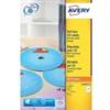 AVERY Etichette per CD AVERY finitura coprente Ø 117 mm - 2 et/foglio - per Laser - bianche - conf. 25 fogli - L7676-25