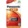 PANASONIC Pila - LR1 - 1,5V - alcalina - Panasonic - blister 1 pezzo (unità vendita 1 pz.)