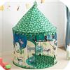 Floving Tenda da gioco per bambini Teepee, tenda pop-up per bambini per divertimento al coperto e all'aperto, giocattolo per ragazza, casa dei giochi, design unico della yurta