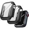 JETech Cover per Apple Watch Series 9/8/7 45mm, Nero