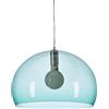 Kartell FL/Y Lampada a Sospensione E27, 15 W, Verde Salvia, Diametro 52 cm