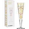 RITZENHOFF 1071026 Bicchiere da champagne 200 ml - Serie Goldnacht n. 26 - Nobile pezzo di design con oro vero - Made in Germany