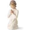 Willow Tree Preghiera Di Pace Resina, Design Di Susan Lordi, 10 Cm, Beige (Natur), 3 x 2.9