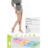 CA-MI Srl Kamila Comfort Easy 140 Den Collant Punta Aperta Nero Taglia 3