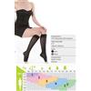 CA-MI Srl Kamila Comfort Easy 140 Den Collant Punta Aperta Nero Taglia 3