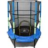 aTe Playgarden Trampolino Elastico 140x35cm da Esterno con Rete di sicurezza, portata 50kg