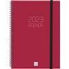 Finocam - Agenda 2023 Spirale Beta Settimana Vista Orizzontale Gennaio 2023 - Dicembre 2023 (12 mesi) Vermelho Portoghese