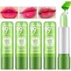 HOPHAT Set di rossetti all'aloe vera da 5 pezzi Set di rossetti per rossetto in gelatina di aloe vera e crema idratante a lunga durata che cambia colore