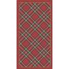 Vilber Tappeto Wales rosso 04 (40 x 78 x 0,2 cm), PVC poliestere, antiscivolo, lavabile, resistente al calore, con possibilità di tovagliette e runner da tavola
