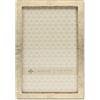 Lawrence Frames 4x6 Gold Metal Picture Frame with Linen Pattern Cornice portafoto