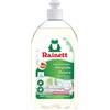 RAINETT - Liquido Stoviglie Mani - Formula Ipoallergenica - Conserva le Pelli Sensibili - Flacone Riciclabile e Riciclabile - Ecolabel - Mandorla - 500 ml