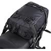 Rhinowalk Borsa multifunzione per moto, borsa da sella per moto, borsa per portapacchi, borsa posteriore, 20 l, colore nero