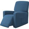 EBETA Fodera per poltrona Relax Elastica Completa Protezione per Poltrona Reclinabile, Fodera per poltrona reclinabile (Blu Jean)