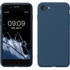 kwmobile Custodia Compatibile con Apple iPhone SE (2020/2022) / 8/7 Cover - Back Case per Smartphone in Silicone TPU - Protezione Gommata - blu marino