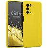 kwmobile Custodia Compatibile con Oppo A74 (5G) / A54 (5G) Cover - Back Case per Smartphone in Silicone TPU - Protezione Gommata - giallo radiante
