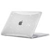 EooCoo Custodia Compatibile con MacBook Air 13.6 Pollici M2 A2681 M3 A3113 M4 A3240 M5 con Touch ID, 2022 2024 2025 2026 Rilasciato,Mac 13,6 Plastica Cover Rigide - Scintillante Cristallo Trasparent