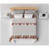 HomeLife Copriletto Matrimoniale Estivo Cotone Piquet 100% Made In Italy, Fresca Coperta Matrimoniale Cotone, Leggera e Traspirante per l'Estate con Allegra Fantasia con Orsetti, Rosso, 260x280