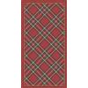 Vilber Wales, tappeto rosso 04 (52 x 100 x 0,2 cm), PVC poliestere, antiscivolo, lavabile, resistente al calore, con possibilità di tovagliette singole e runner da tavolo in set