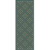Vilber Tappeto Wales Verde 02 (52 x 140 x 0,2 cm), PVC poliestere, antiscivolo, lavabile, resistente al calore, con possibilità di tovagliette e runner da tavola