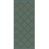 Vilber Wales, tappeto verde 02 (78 x 180 x 0,2 cm), PVC poliestere, antiscivolo, lavabile, resistente al calore, con possibilità di tovagliette e runner da tavolo in set