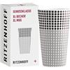 RITZENHOFF Tazza - 500 ml - Made in Germany | Art. n. 3741003, Serie Genussklasse, 1 tazza 500 ml, porcellana, lavabile in lavastoviglie