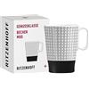 RITZENHOFF 3731006 Tazza da caffè 330 ml - Serie Genussklasse No. 6 - Tazza in porcellana con motivo plus - Pezzo di design