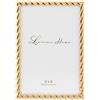 Lawrence Frames Rope Design Struttura in Metallo, Oro, 4x6