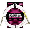 Ernie Ball, Cavo classico per strumenti, Jack dritto/dritto, 4,57 m, Bianco