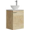 Baikal Mini, Legno Ceramica Melamina 16 Metallo, Natura, Una Puerta TF