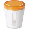Omada Design Barattolo Cucina, Contenitore per Alimenti da 0,75lt, Porta Sale, Pasta, Made in Italy, Lavabile in Lavastoviglie, Linea Oblò, Giallo