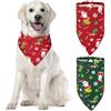 Kiiwah 2 Pezzi Bandana Cane Natale, Bandana Natalizia per Cane, Sciarpa per Cani e Gatti di Taglia Piccola, Media e Grande