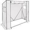 Gazebo Per Auto Garage Box Parcheggio Da Esterno 3x6MT In Acciaio  Impermeabile Bianco : : Giardino e giardinaggio