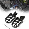 JFG RACING Pedane Surron,Pedane Larghe Pedane Moto Accessori Motocross per Dirt Bike Sur Ron Light Bee X/S X160 X260 Talaria Sting MX3/R MX4 X3/CRF150F 230F 03-19/E Ride Pro S SS 2.0 3.0 Nero