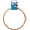 Prym - Prym Colore Naturale (0.8x19cm) Faggio Legna Ricamo Telaio con Ottone Vite - 1 Pezzo