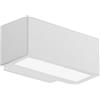 Novaline Applique da parete Palladio Bianco IP54 1 x E27 Novaline