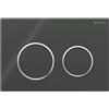 Geberit Placca Geberit Omega20 Round Nero Cromato Lucido | 115.085.KM.1 Nero