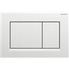 Geberit Placca Geberit Sigma20 Square Cromato Verniciato Opaco / Cromato Lucido Doppio Tasto (ex Sigma30) | 115.883.JQ.1 Cromato Lucido